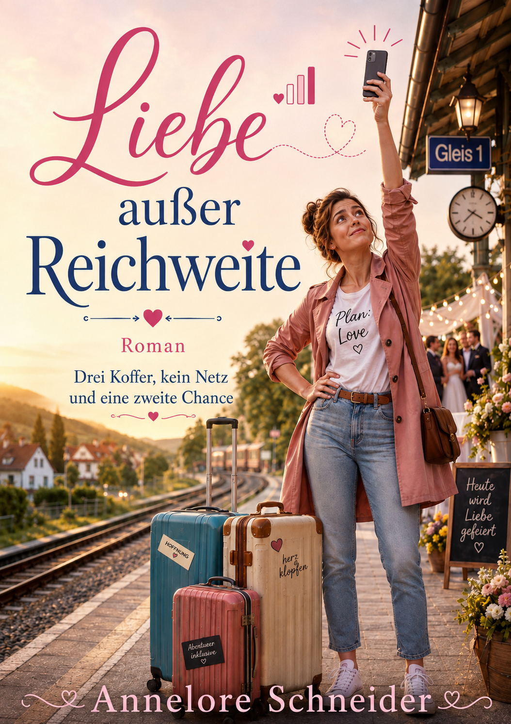 Buchcover: Liebe außer Reichweite von Annelore Schneider